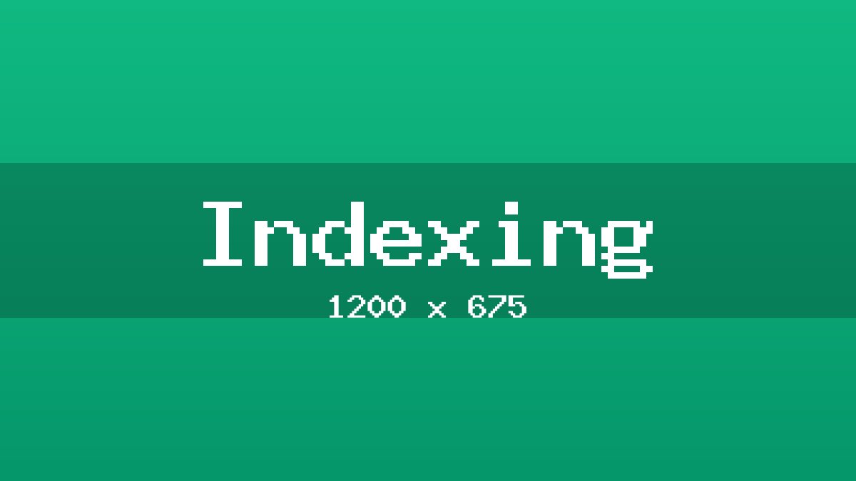 Indexing placeholder image