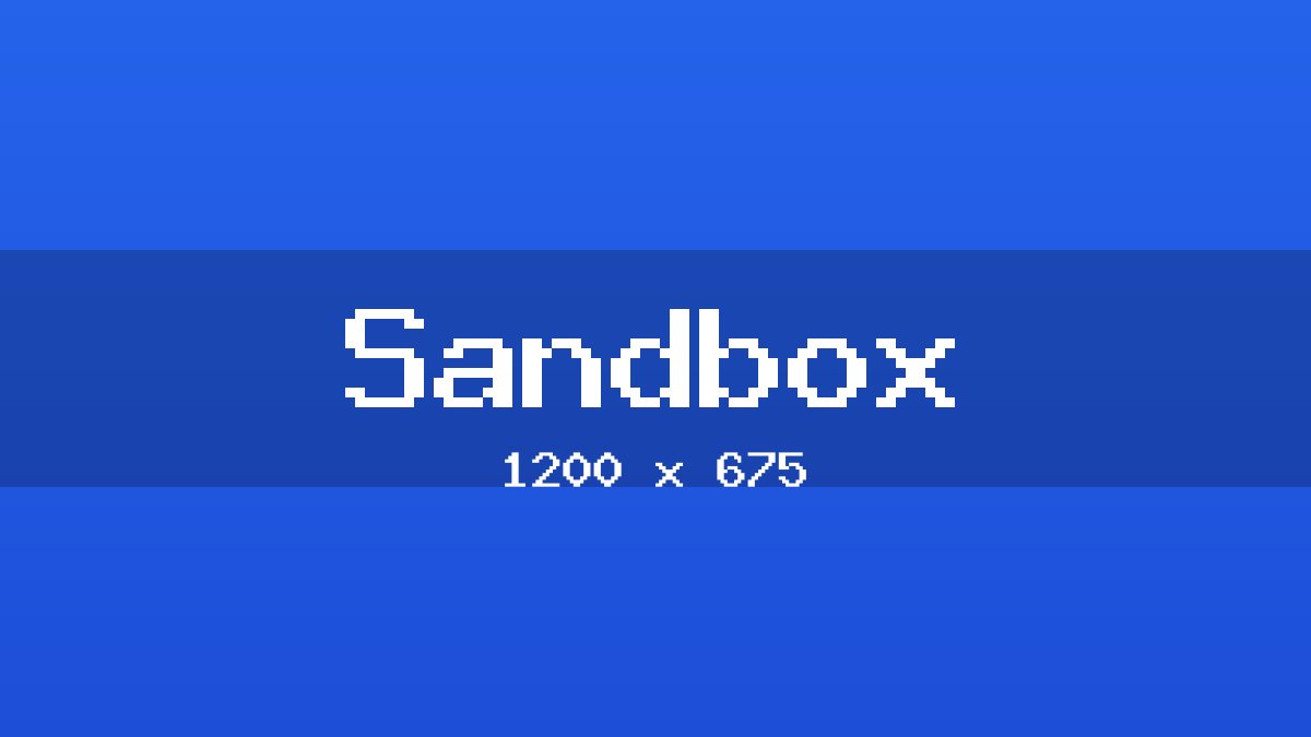 Sandbox placeholder image