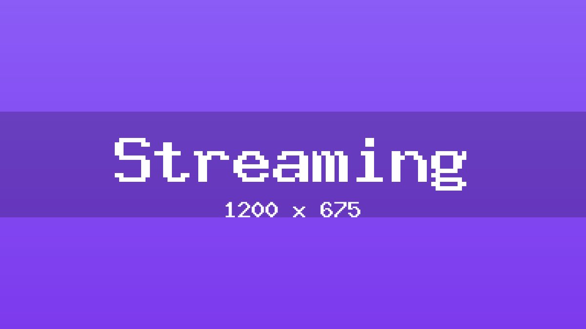 Streaming placeholder image