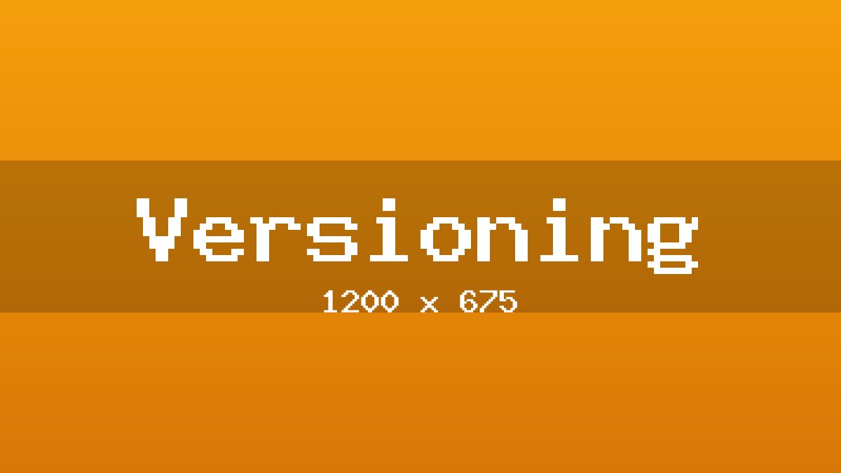 Versioning placeholder image